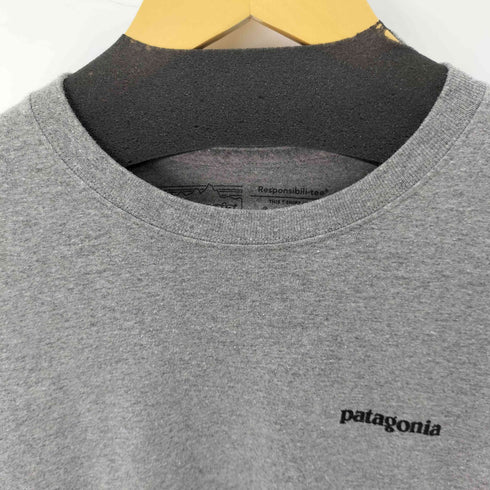 パタゴニア patagonia S/S フロントロゴプロントクルーネックTシャツ メンズ import:M