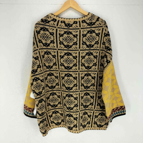 ザラ ZARA 幾何学模様 アシンメトリーニット セーター レディース XS-S