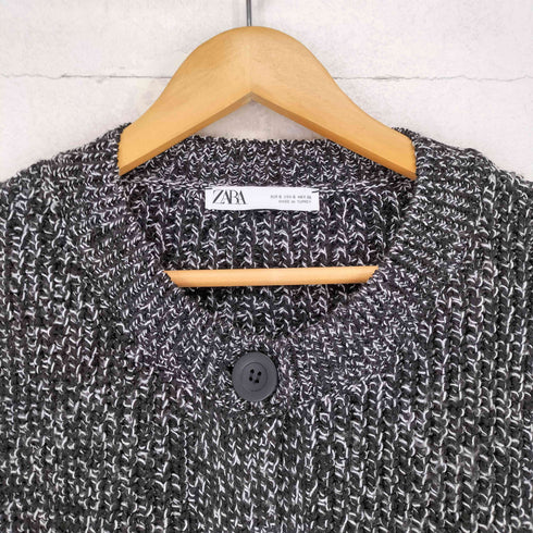 ザラ ZARA ミックスヤーン ニットカーディガン レディース import:S