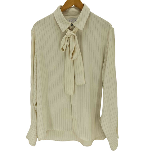 クルニ CULLNI Double Satin Stripe Bow Tie Shirt メンズ