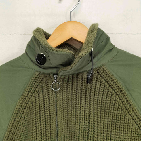 ザラ ZARA ハーフジップ 切り替えニット レディース import:S