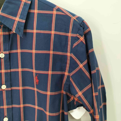 ラルフローレン RALPH LAUREN classic fit Ⅼ/S BD チェックシャツ メンズ import:XS