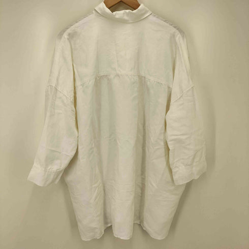 ミラオーウェン Mila Owen 23SS 吸水速乾 UVカット ロング リネン シャツ レディース ONE SIZE
