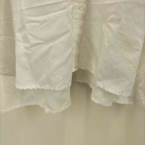 ミラオーウェン Mila Owen 23SS 吸水速乾 UVカット ロング リネン シャツ レディース ONE SIZE