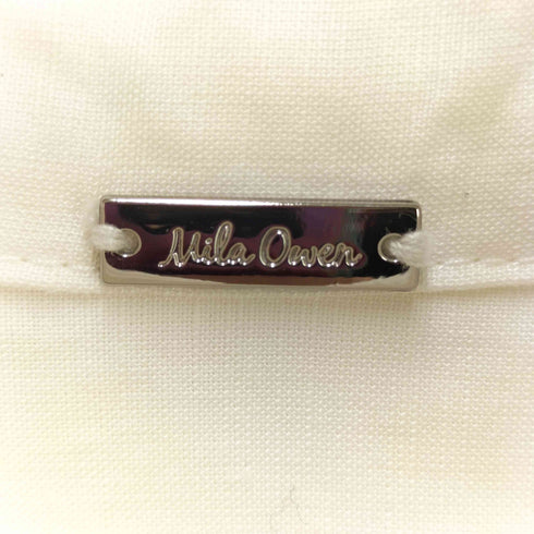 ミラオーウェン Mila Owen 23SS 吸水速乾 UVカット ロング リネン シャツ レディース ONE SIZE