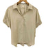 トーナル TONAL 20SS パール釦タックスリーブオープンシャツ レディース JPN:38