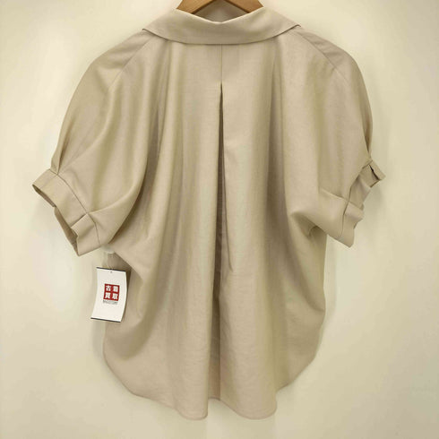 トーナル TONAL 20SS パール釦タックスリーブオープンシャツ レディース JPN:38