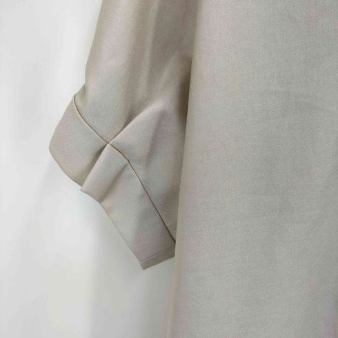 トーナル TONAL 20SS パール釦タックスリーブオープンシャツ レディース JPN:38
