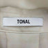 トーナル TONAL 20SS パール釦タックスリーブオープンシャツ レディース JPN:38