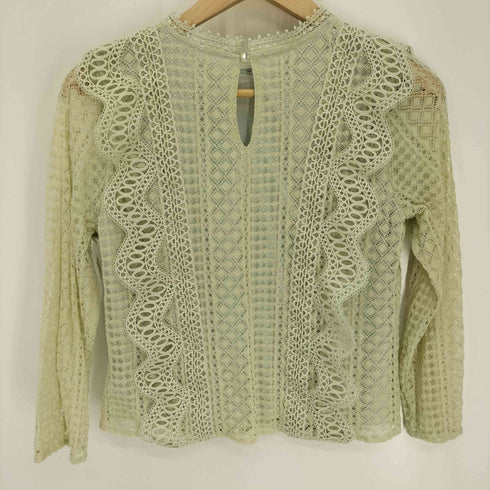 ロペピクニック Rope Picnic 24SS ショート丈 レース ブラウス レディース JPN:38