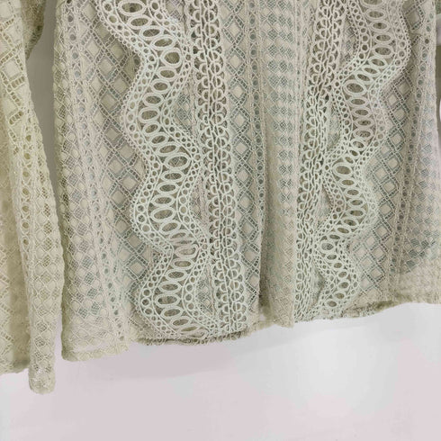 ロペピクニック Rope Picnic 24SS ショート丈 レース ブラウス レディース JPN:38