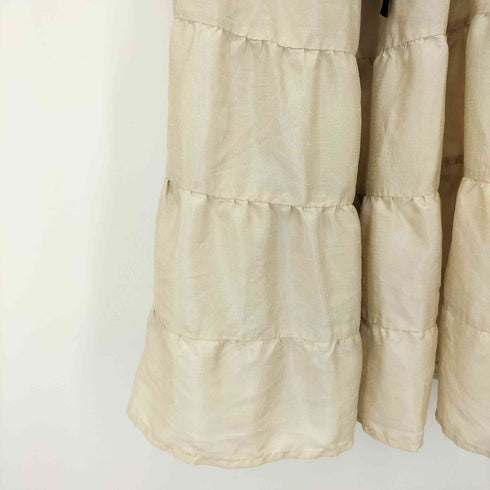 Lady E Whiterry レース ティアード ノースリーブワンピース レディース