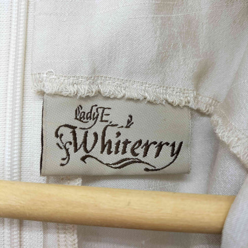 Lady E Whiterry レース ティアード ノースリーブワンピース レディース