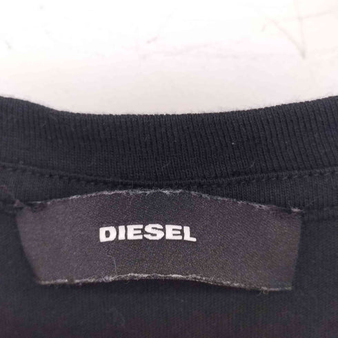 ディーゼル DIESEL 剥がれロゴ クルーネックTシャツ レディース import:XS