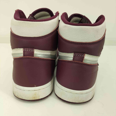 ジョーダンブランド JORDAN BRAND AIR JORDAN 1 RETRO HIGH OG BORDEAUX METALLIC SILVER WHITE メンズ JPN:28