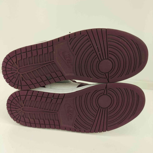 ジョーダンブランド JORDAN BRAND AIR JORDAN 1 RETRO HIGH OG BORDEAUX METALLIC SILVER WHITE メンズ JPN:28