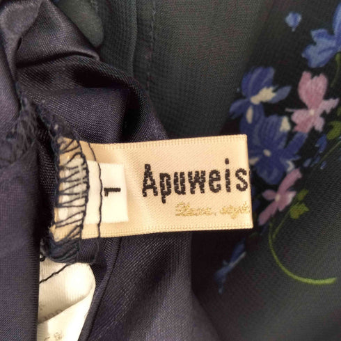 アプワイザーリッシェ Apuweiser riche 小花プリントロングワンピース レディース JPN:1