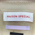 メゾンスペシャル MAISON SPECIAL メッシュ シースルー カーディガン レディース