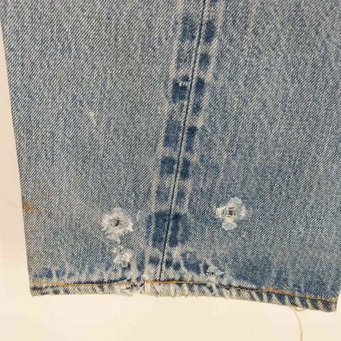 リーバイス Levis 80S ボタン裏524 赤耳 501 ボタンフライデニムパンツ ペイント加工 メンズ 32/38