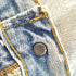 リーバイス Levis 80S ボタン裏524 赤耳 501 ボタンフライデニムパンツ ペイント加工 メンズ 32/38