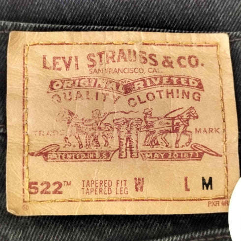 リーバイス Levis 90s USA製 532刻印 522 後染め TAPERED FIT デニムパンツ メンズ JPN:M