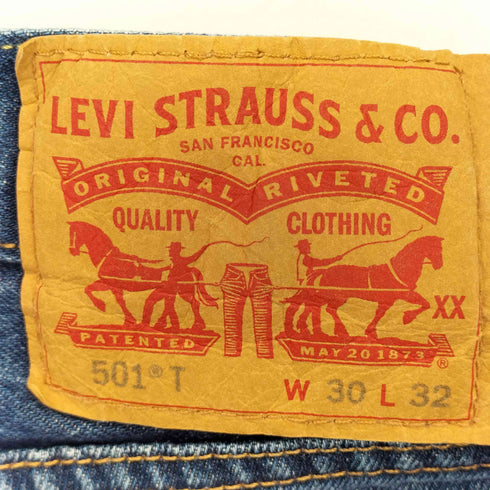 リーバイス Levis 501 T ボタンフライ ストレート デニムパンツ メンズ 30×32