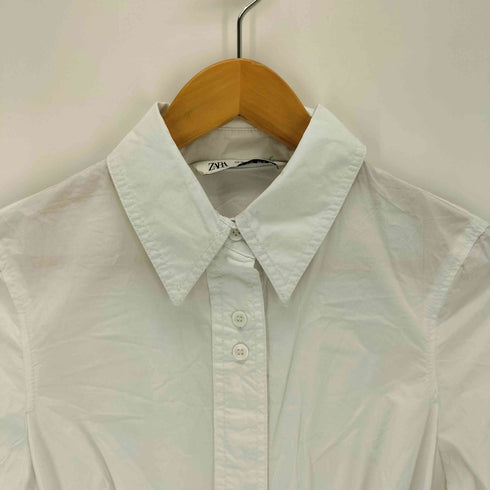 ザラ ZARA エンブロイダリーシャツドレス レディース import:XS