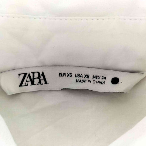 ザラ ZARA エンブロイダリーシャツドレス レディース import:XS