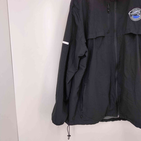 アディダス adidas アイスホッケー ワッペン パフォーマンス ロゴ プリント ジップアップ ジャケット メンズ import:XL