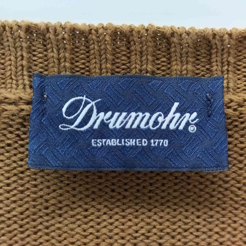 ドルモア Drumohr コットンクルーネックニット メンズ 48