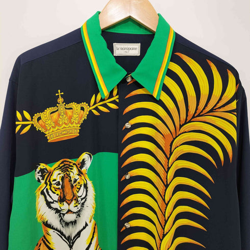 LE RAMAPARE 総柄L/S シャツ メンズ