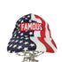 ワールドワイドフェイマス WORLD WIDE FAMOUS 星条旗デザイン 6パネルキャップ メンズ