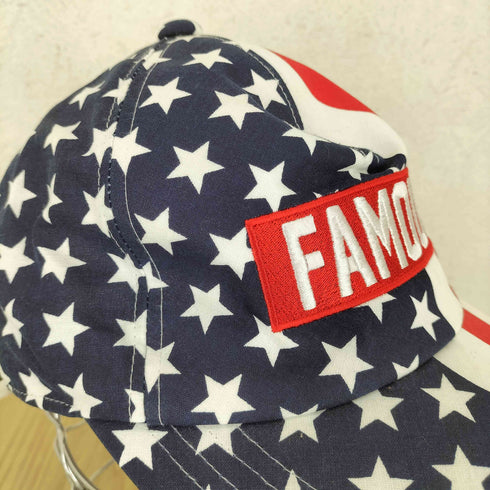 ワールドワイドフェイマス WORLD WIDE FAMOUS 星条旗デザイン 6パネルキャップ メンズ
