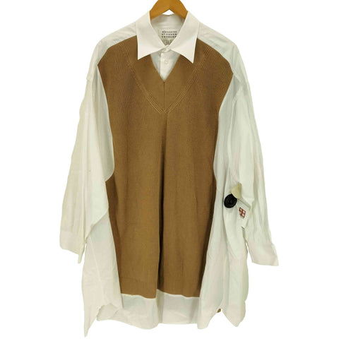 メゾンマルジェラ Maison Margiela ニットドッキングシャツドレス レディース xxs