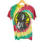 ZION ROOTS WEAR タイダイ柄アーティストプリントクルーネックTシャツ メンズ JPN:S