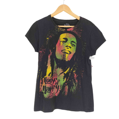 ラスタカラープリントアーティストTシャツ レディース JPN:XL