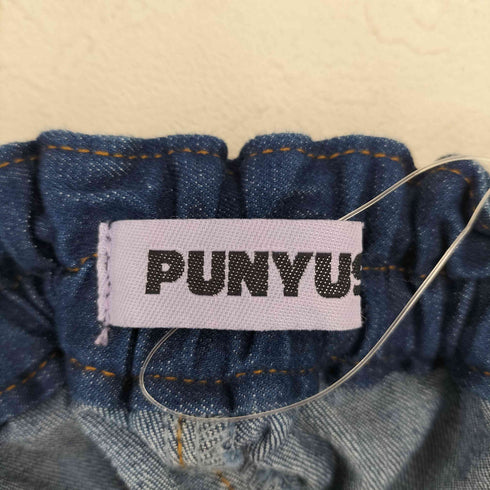 プニュズ PUNYUS 折り返しデニムサロペット レディース 2