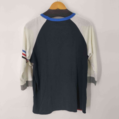 アディダス adidas ロゴプリントラグランカットソー メンズ JPN:M