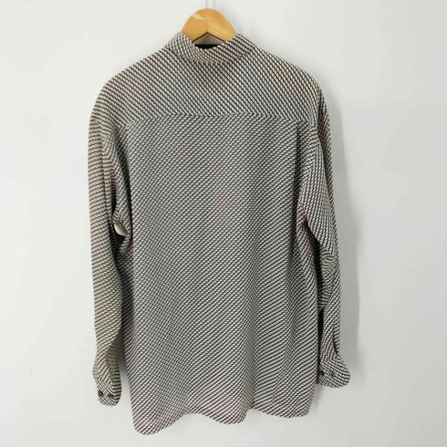 under or over L/S BD 総柄シャツ メンズ