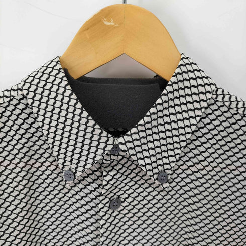 under or over L/S BD 総柄シャツ メンズ