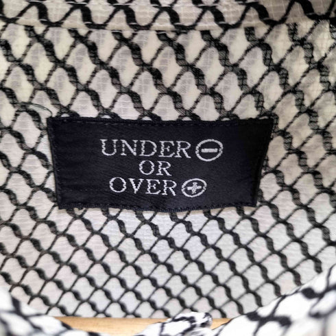 under or over L/S BD 総柄シャツ メンズ