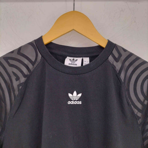 アディダスオリジナルス adidas Originals 着物柄 クルーネックラグランTシャツ メンズ O