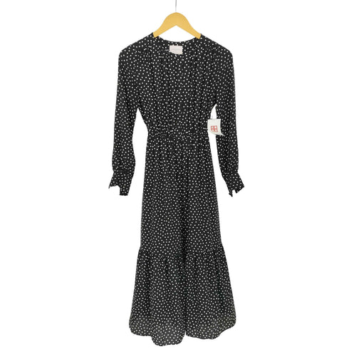 ユナイテッドアローズ UNITED ARROWS ドット柄 ティアードマキシワンピース レディース 36