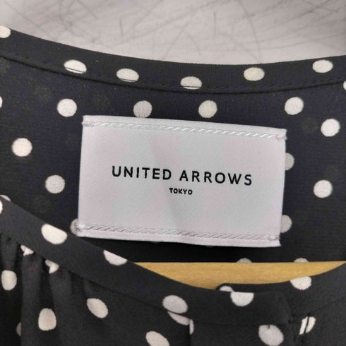 ユナイテッドアローズ UNITED ARROWS ドット柄 ティアードマキシワンピース レディース 36