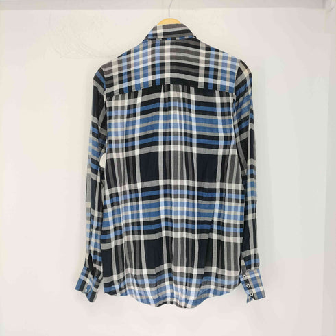 ゴールデン グースデラックスブランド golden goose deluxe brand イタリア製 シアーチェックシャツ メンズ XS