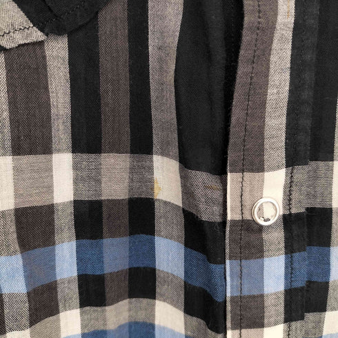 ゴールデン グースデラックスブランド golden goose deluxe brand イタリア製 シアーチェックシャツ メンズ XS