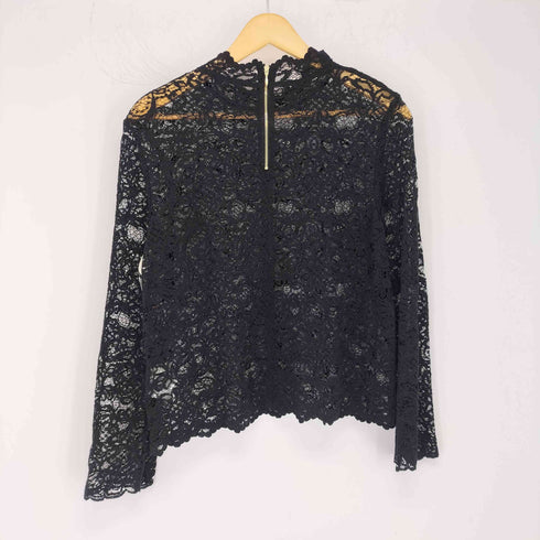 ラウンジドレス Loungedress レースハイネックブラウス レディース FREE