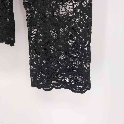 ラウンジドレス Loungedress レースハイネックブラウス レディース FREE