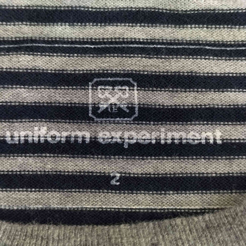 ユニフォームエクスペリメント uniform experiment ボーダー Tシャツ メンズ JPN:2