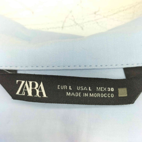 ザラ ZARA ベーシックポプリンシャツ レディース import:L